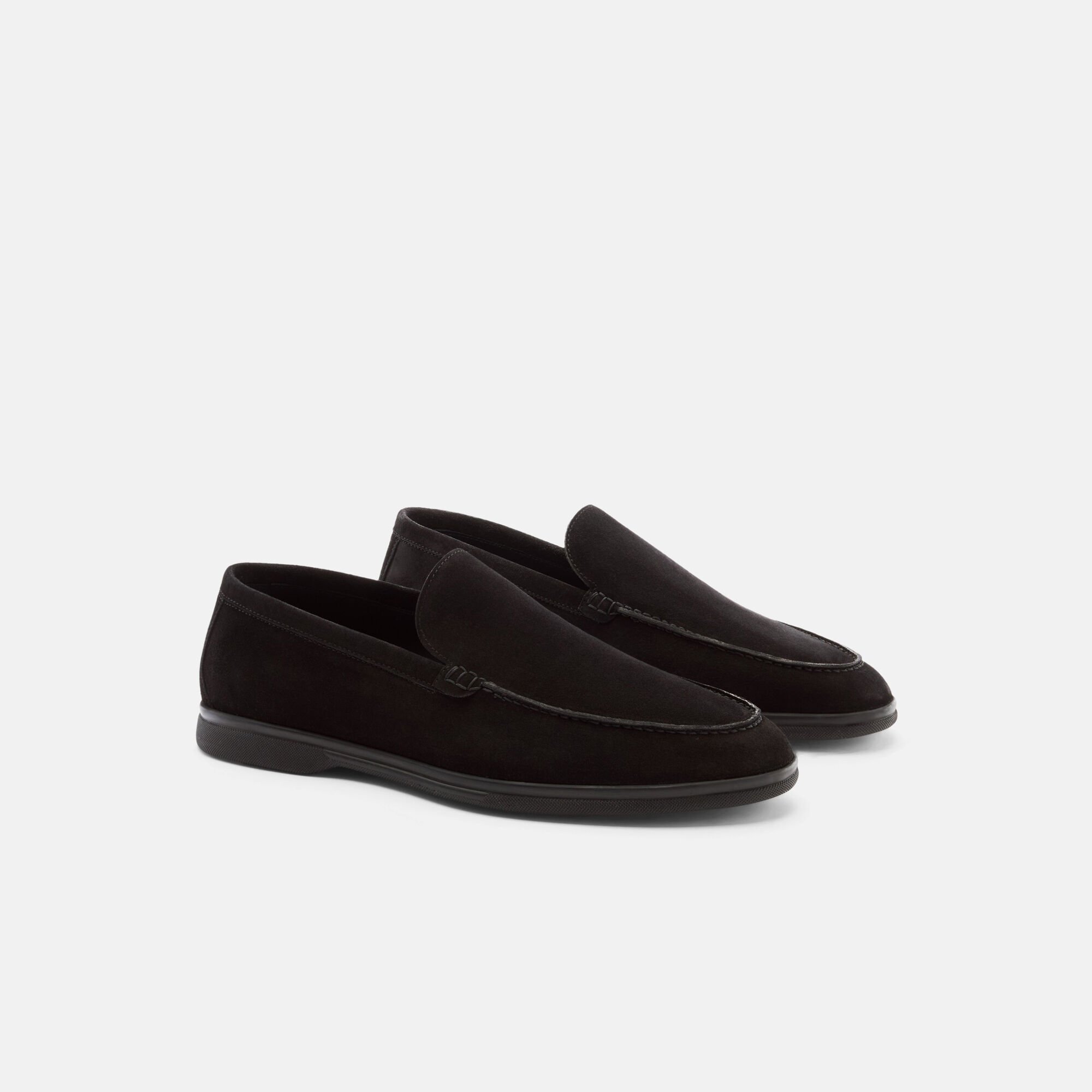 Scarosso Ludovico Schwarz Veloursleder Schwarz - Veloursleder LUDOVICOLOAF