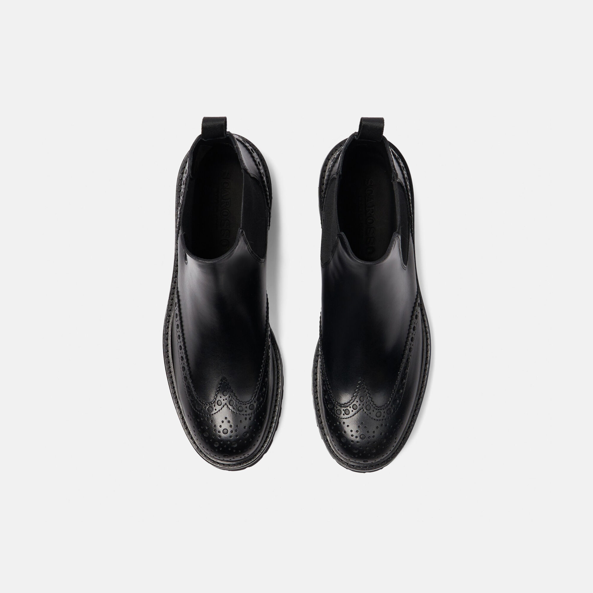 Scarosso Poppy Noir noir - Cuir de veau poli POPPYCHEL