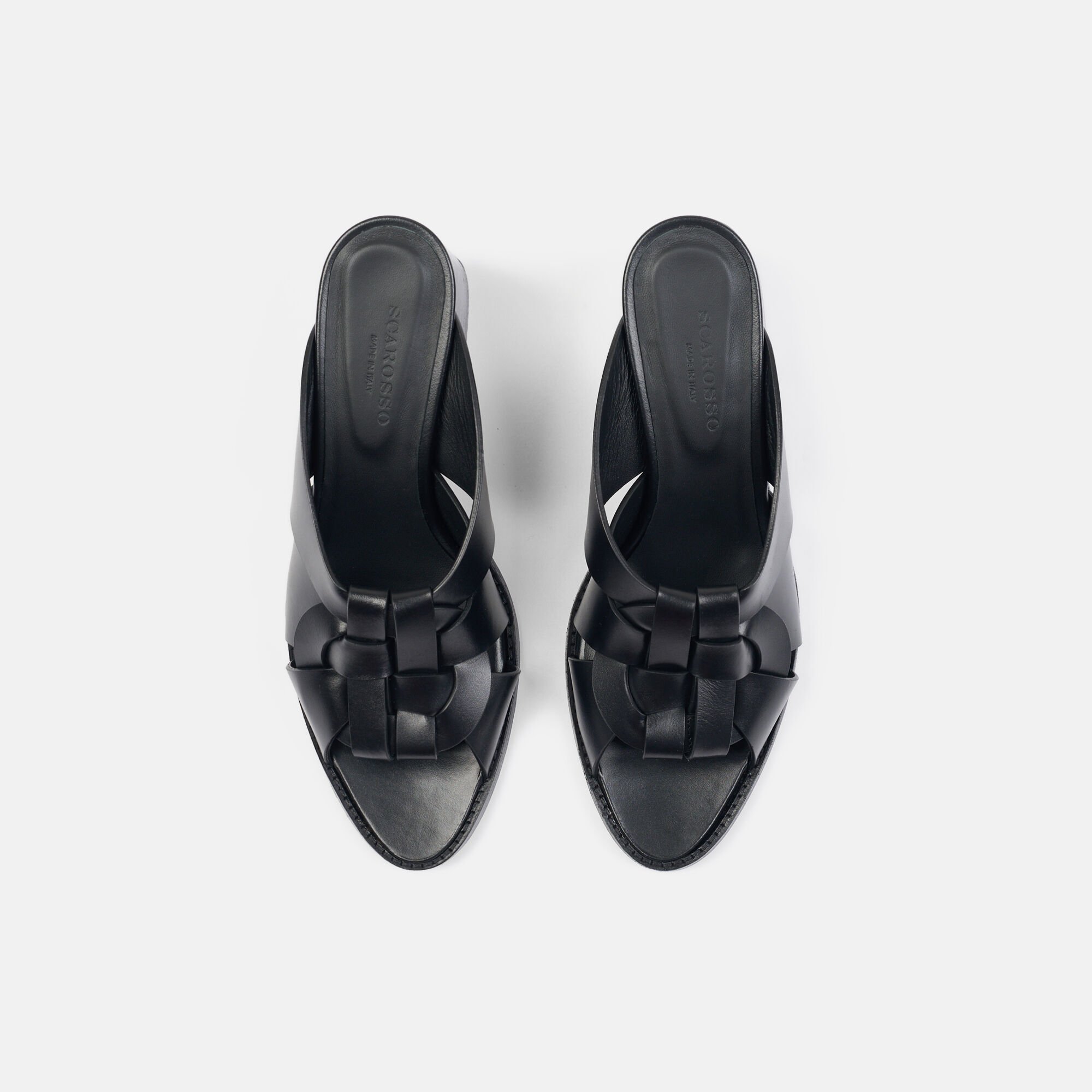 Aida Black Scarosso: Black - Calf AIDASAND