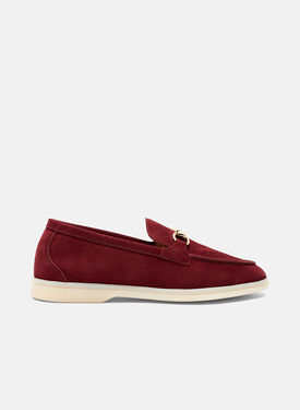 Scarosso Lilia Burgundy Suede Brown - Suede ALESSANDRALOAF