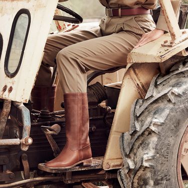 Scarosso Tess Cognac Cognac - Calf TESSBOOT