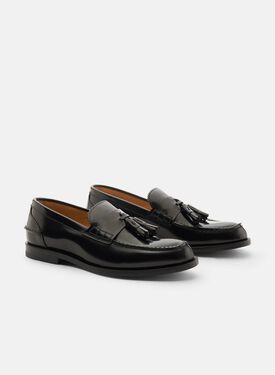 Ralphine Black Bright Scarosso: Black - Brushed Calf RALPHINELOAF