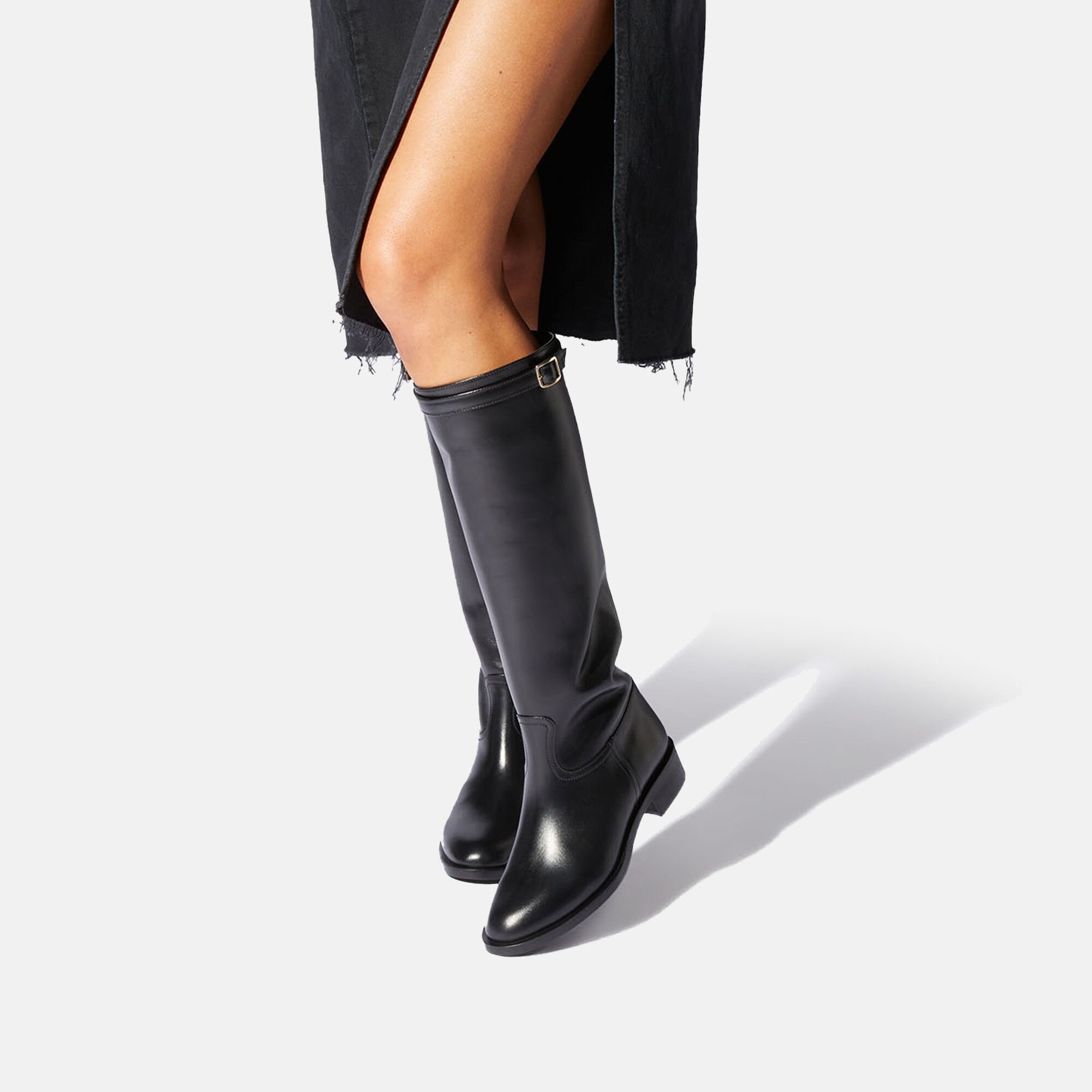 Scarosso Lauren Schwarz Schwarz - Kalbsleder LAURENBOOT