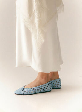 Ella Light Blue Scarosso: Light Blue - Calf ELLABALL