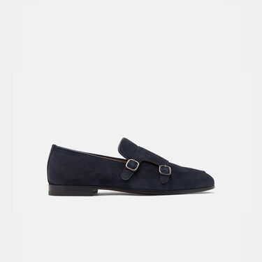 Scarosso Ernesto Blau Veloursleder Blau - Veloursleder ERNESTOLOAF