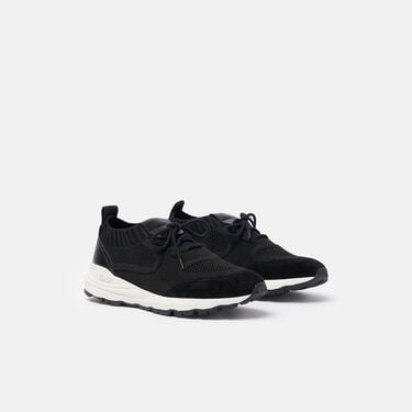 Scarosso Robbie Boy Black Black - Knit ROBBIEKSNEA