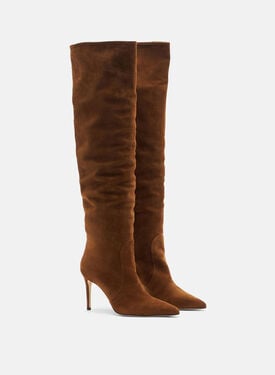Carra Tabak Veloursleder Scarosso: Tabak - Veloursleder CARRABOOT