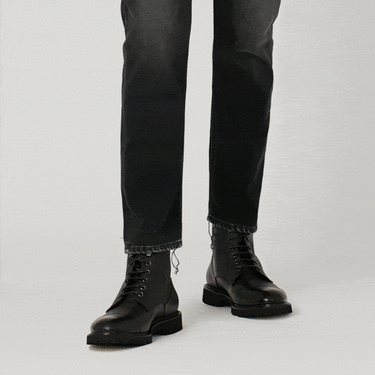Scarosso Jackie Grain Black Black - Calf JACKIEBOOT