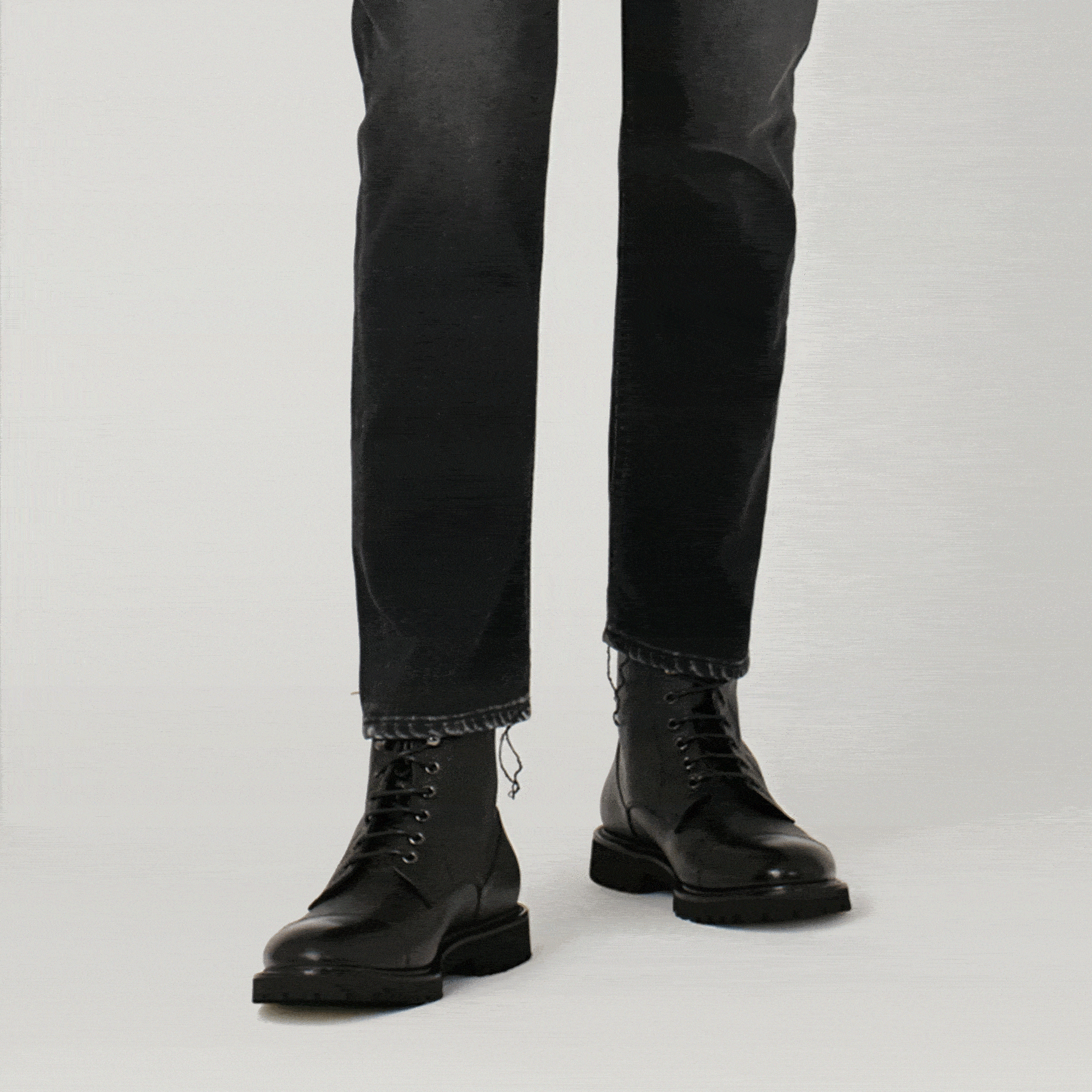 Scarosso Jackie Grain Black Black - Calf JACKIEBOOT