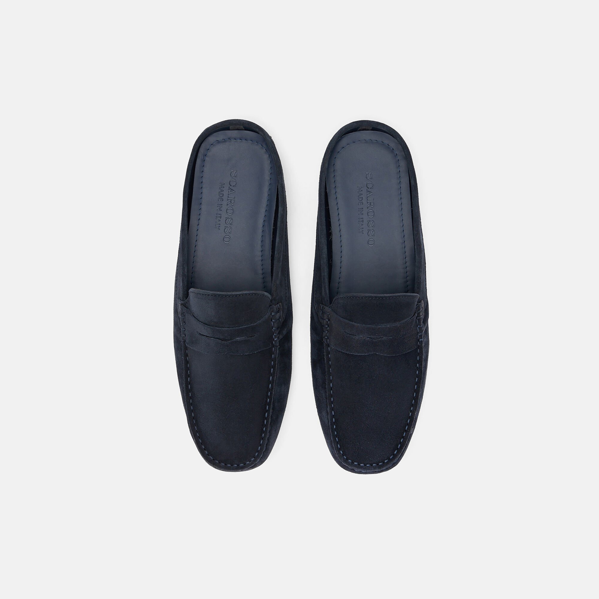 Scarosso Omar Blue Suede Blue - Suede OMARDRIV