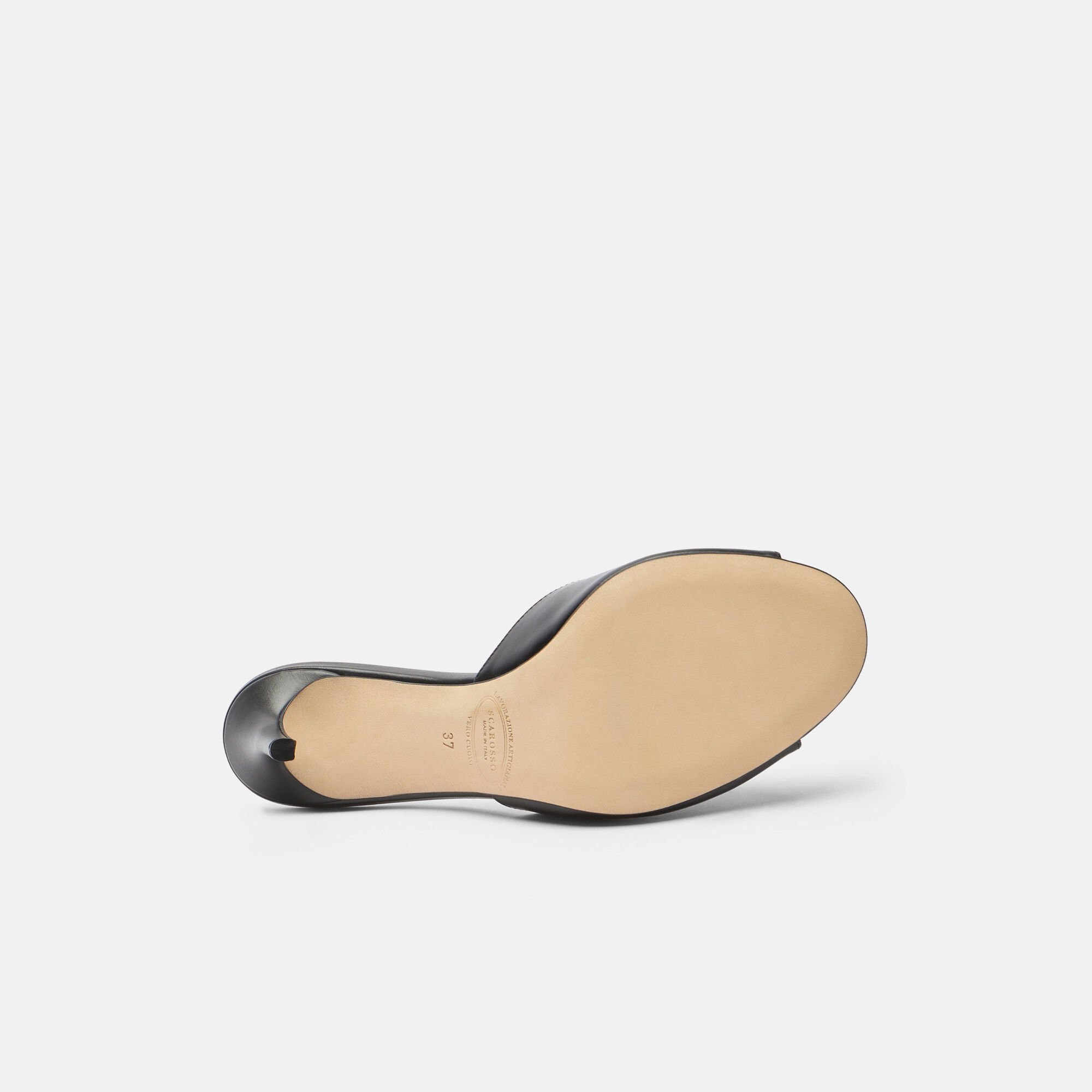 Scarosso Lohan Noir Noir - Veau LOHANMULE