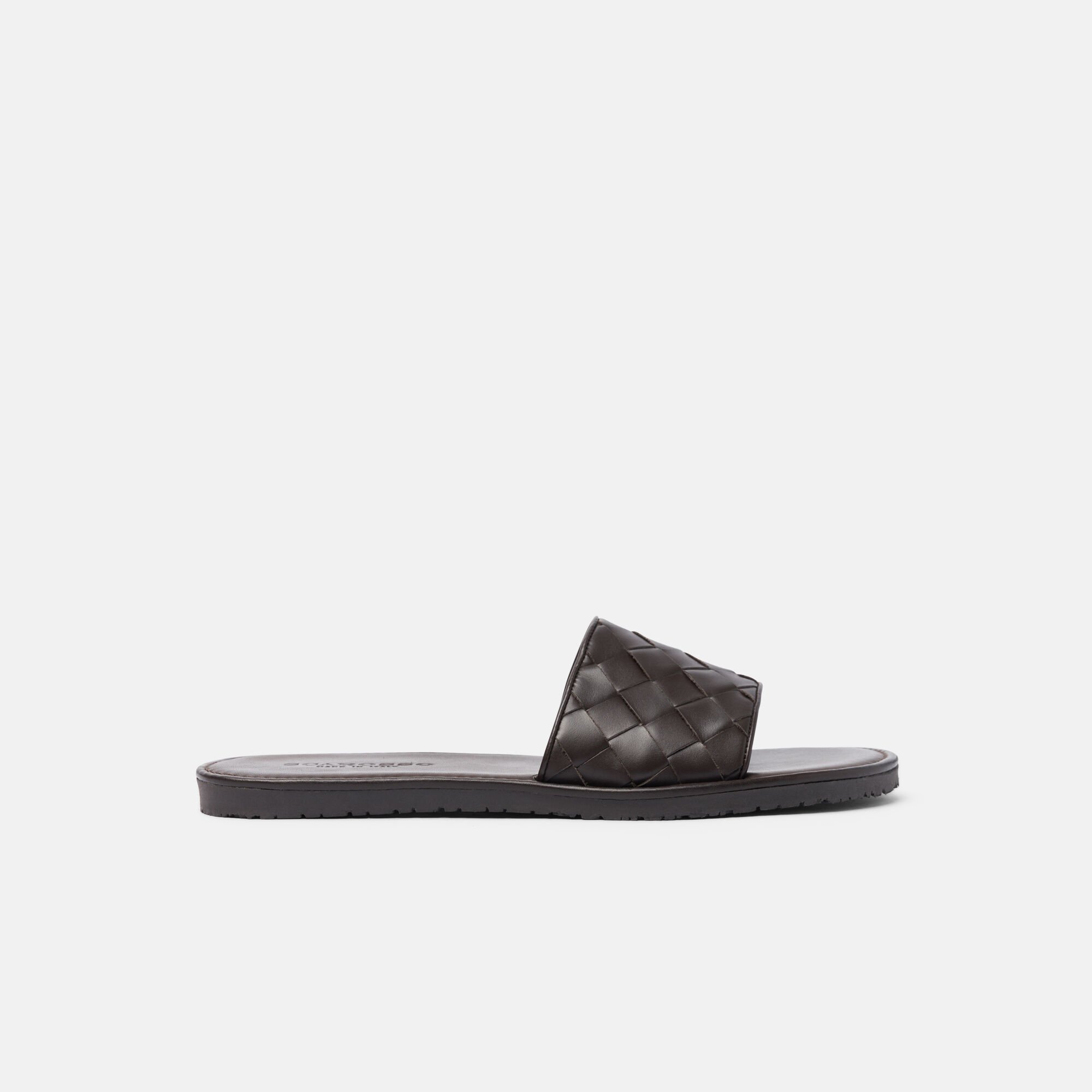 Scarosso Ulisse Dark Brown Woven Dark Brown - Calf ULISSESAND