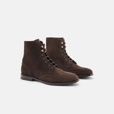 Scarosso Stefania Brown Suede Brown - suede STEFANIABOOT