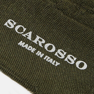 Scarosso Green Cotton Calf Socks Green - Cotton CALFCOTTSOCK