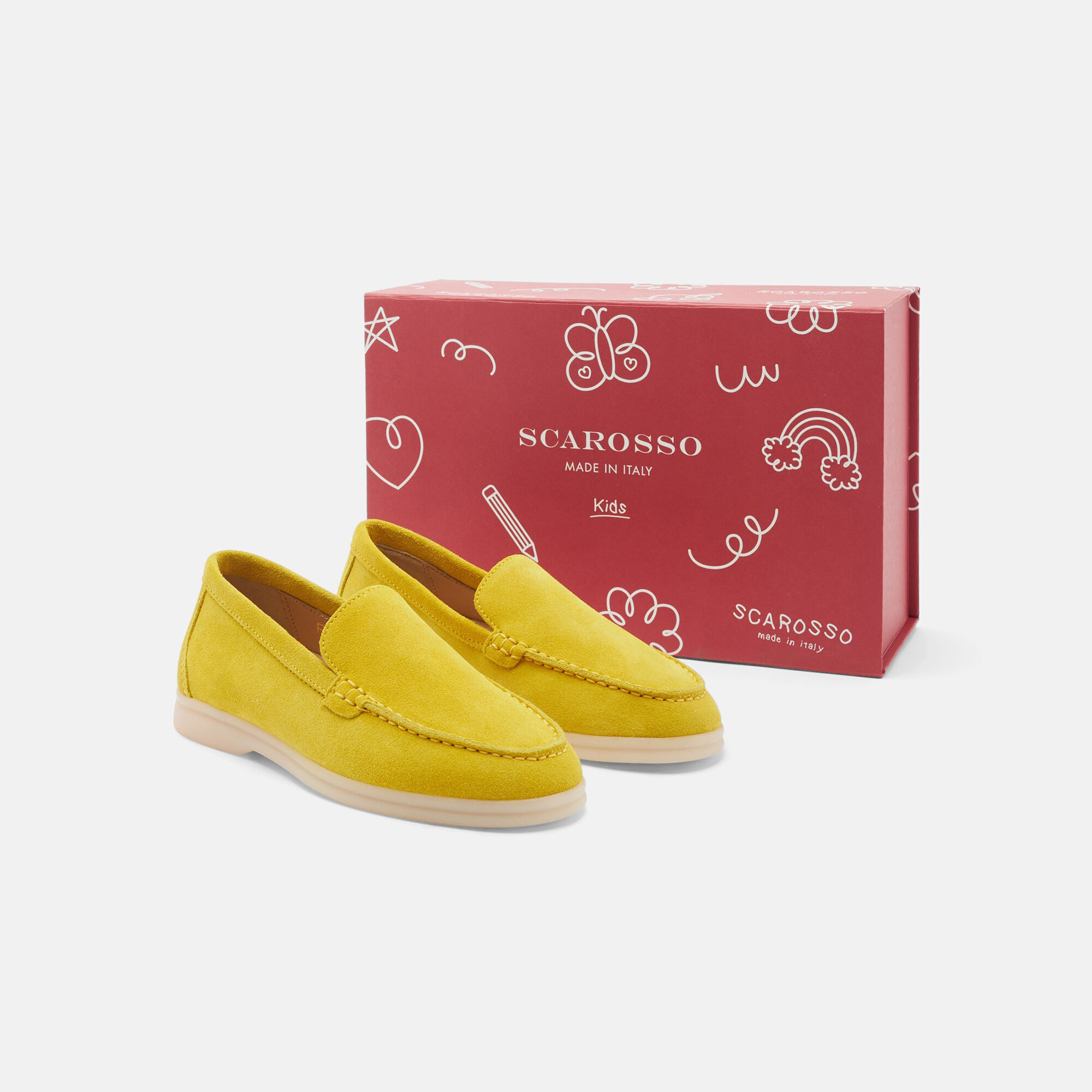 Scarosso Ludovica Fille Jaune Daim Jaune - Daim LUDOVICAKLOAF