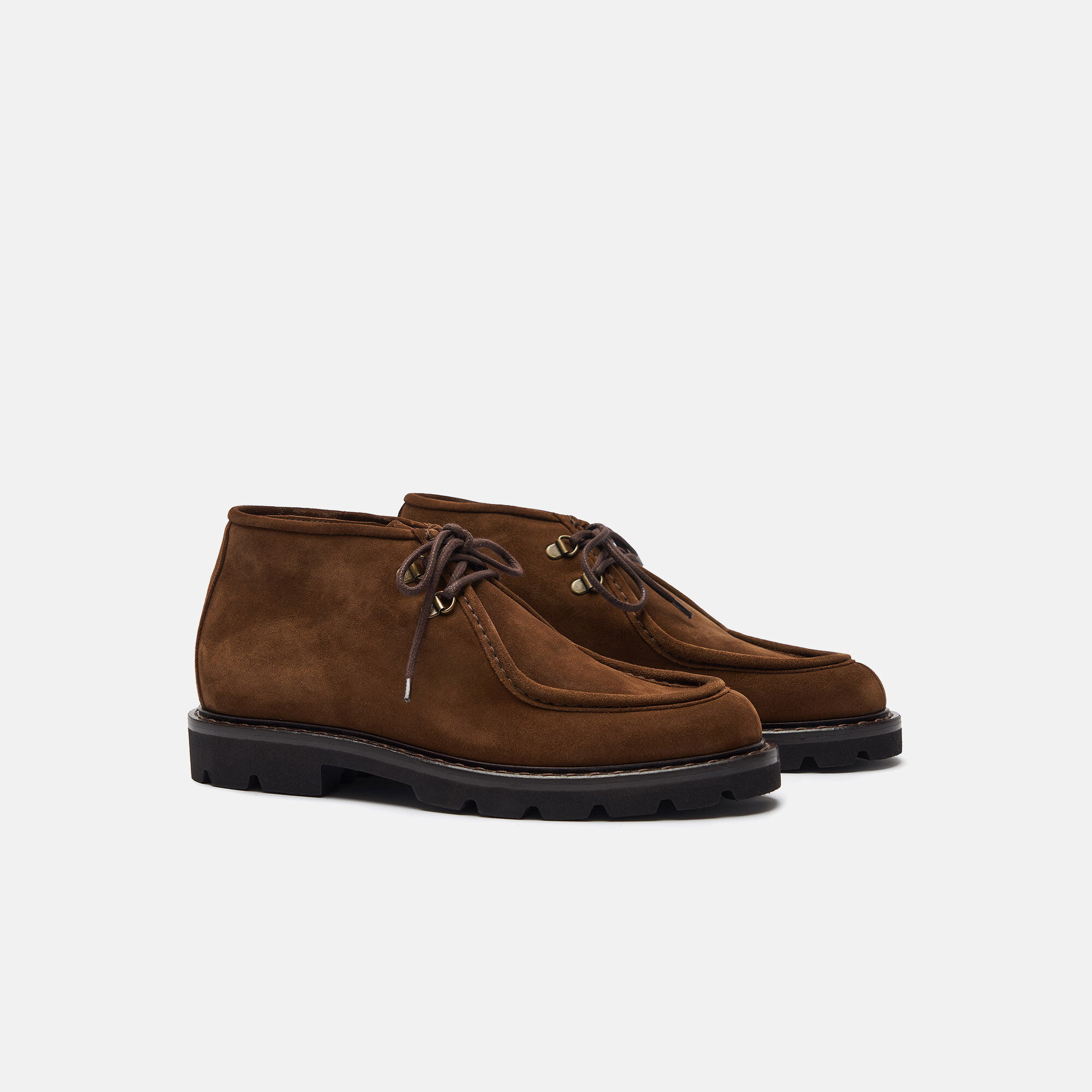 Scarosso Doriano Braun Veloursleder Braun - Veloursleder DORIANODERB