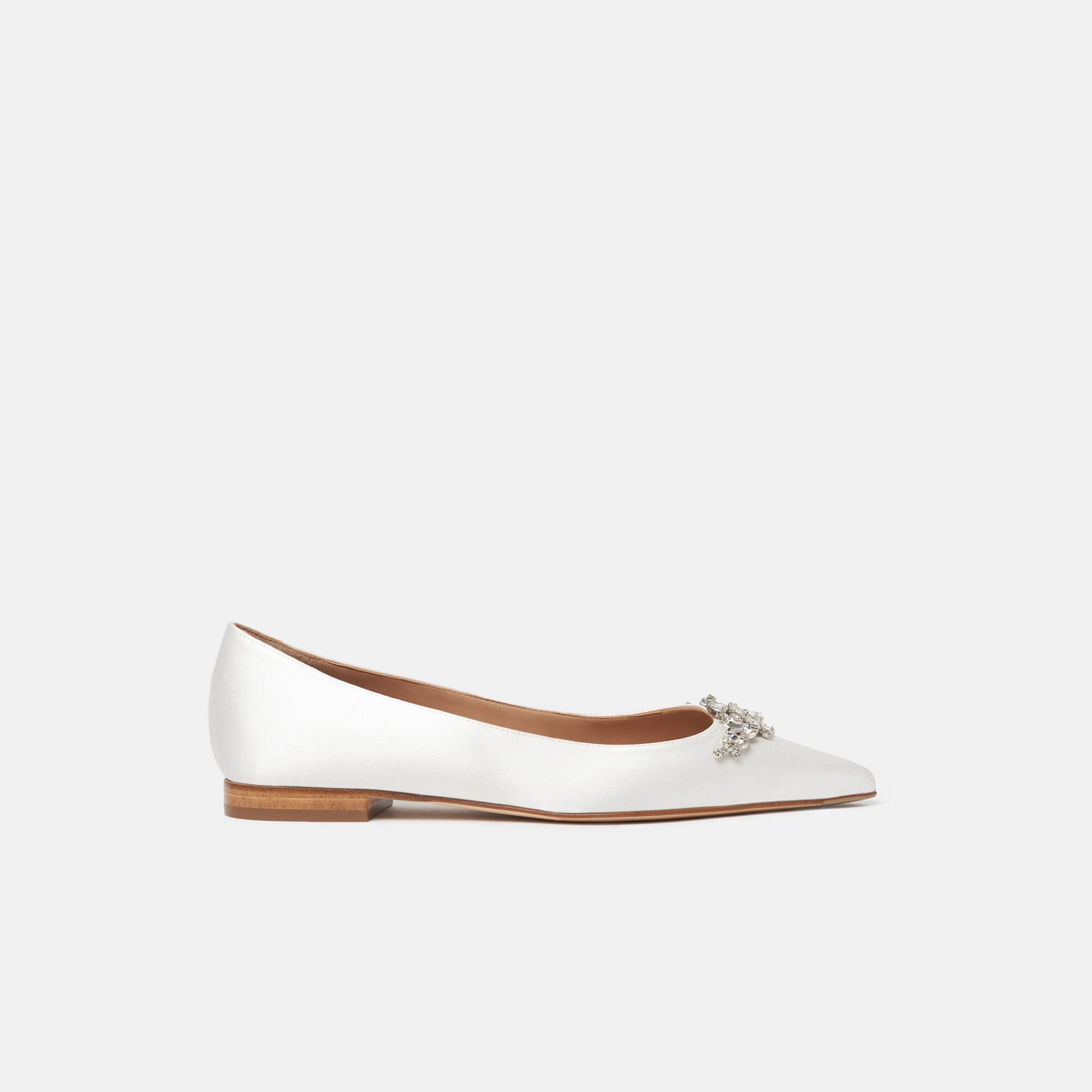 Scarosso Iris Raso Strass Bianco - Seta IRISBALL