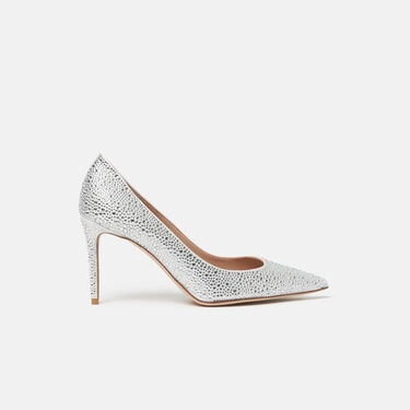Scarosso Greta Cristal Satin Blanc - Soie GRETAPUMP