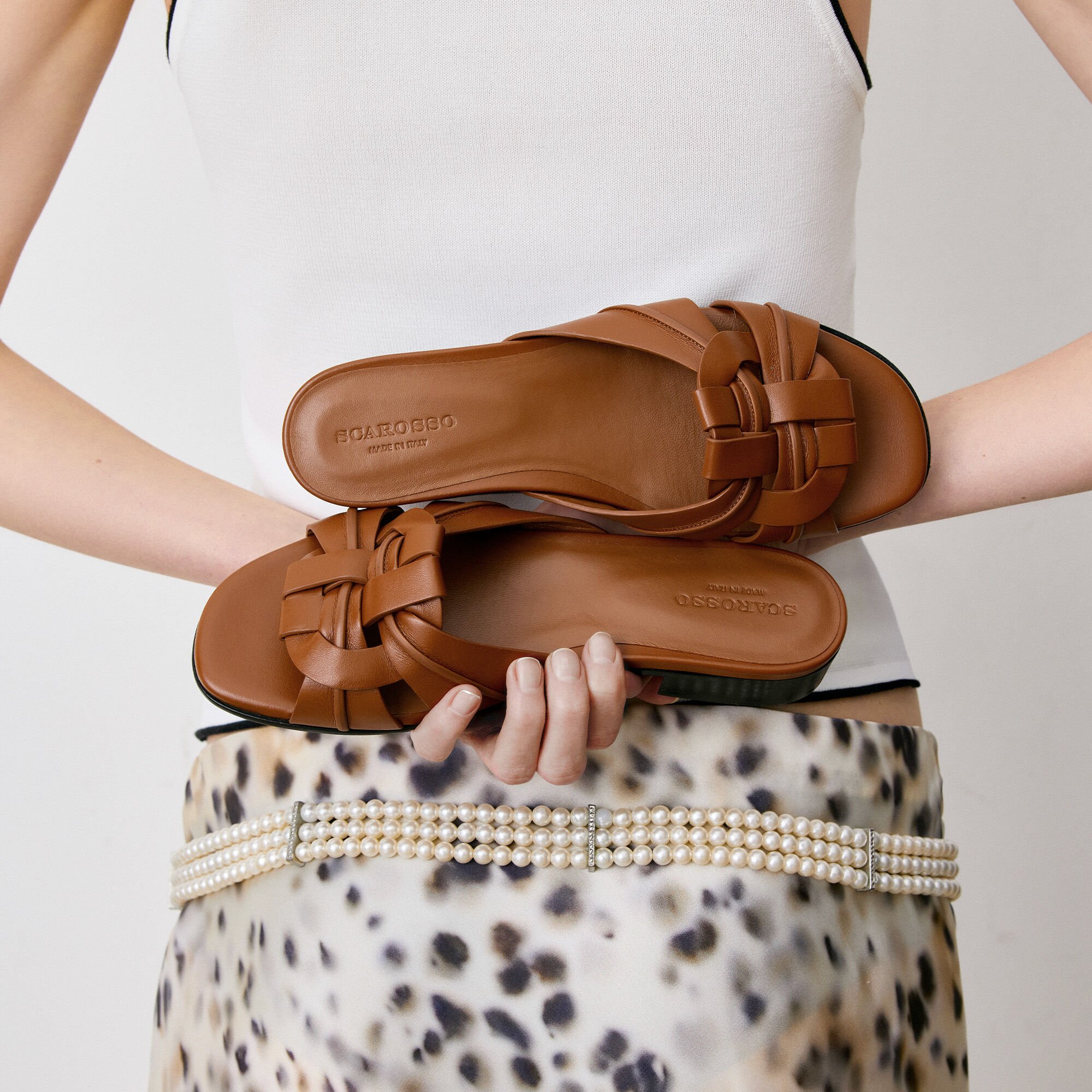 Anna Cuir Scarosso: Tan - Calf ANNASAND