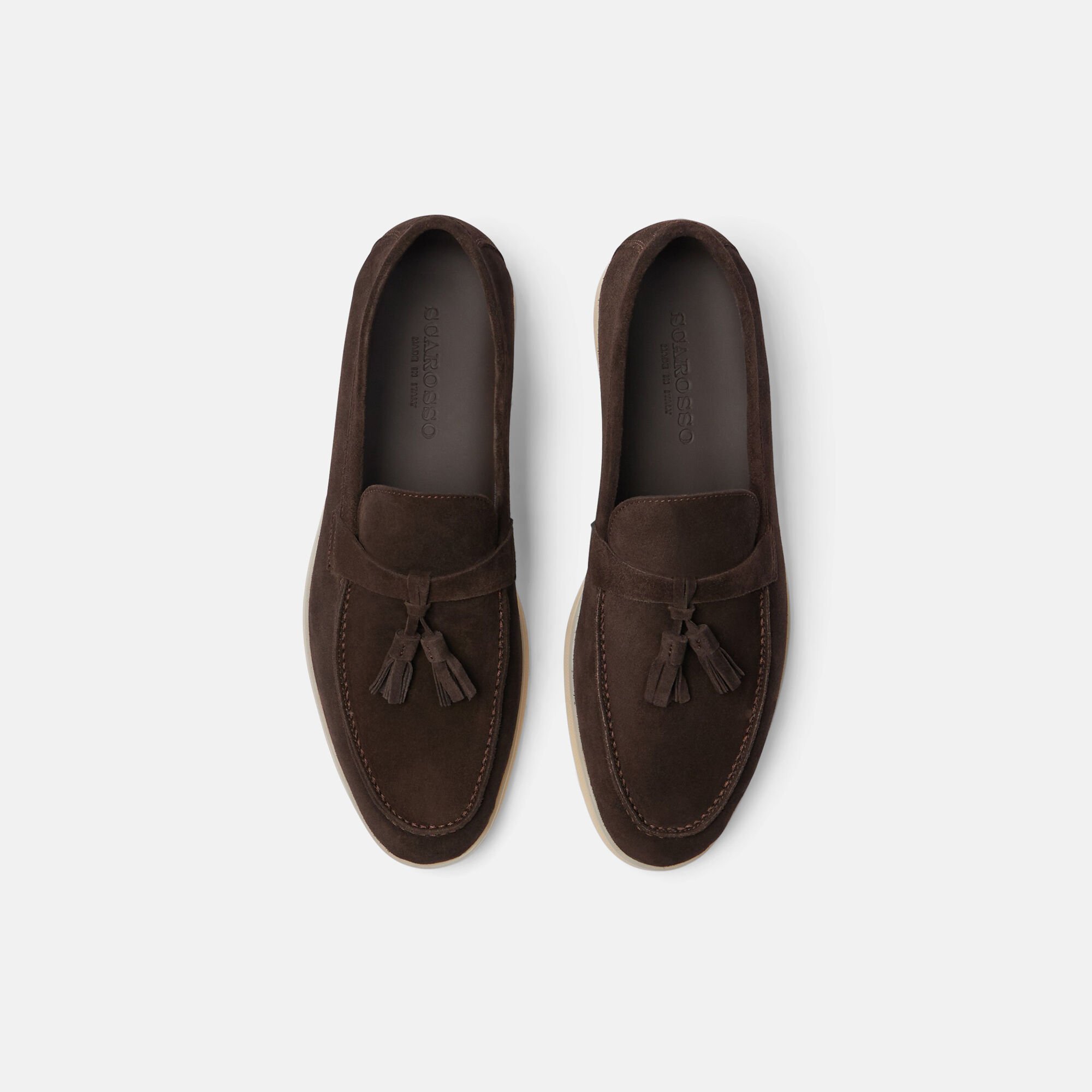 Scarosso Leandro Marron Daim Dark Brown - Suede LEANDROLOAF