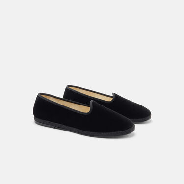 Scarosso Valentino Noir Velours Noir - Velours VALENTINOSLIP