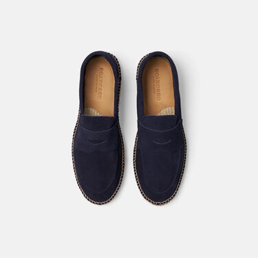 Scarosso Diego Blau Veloursleder Blau - Veloursleder DIEGOESP