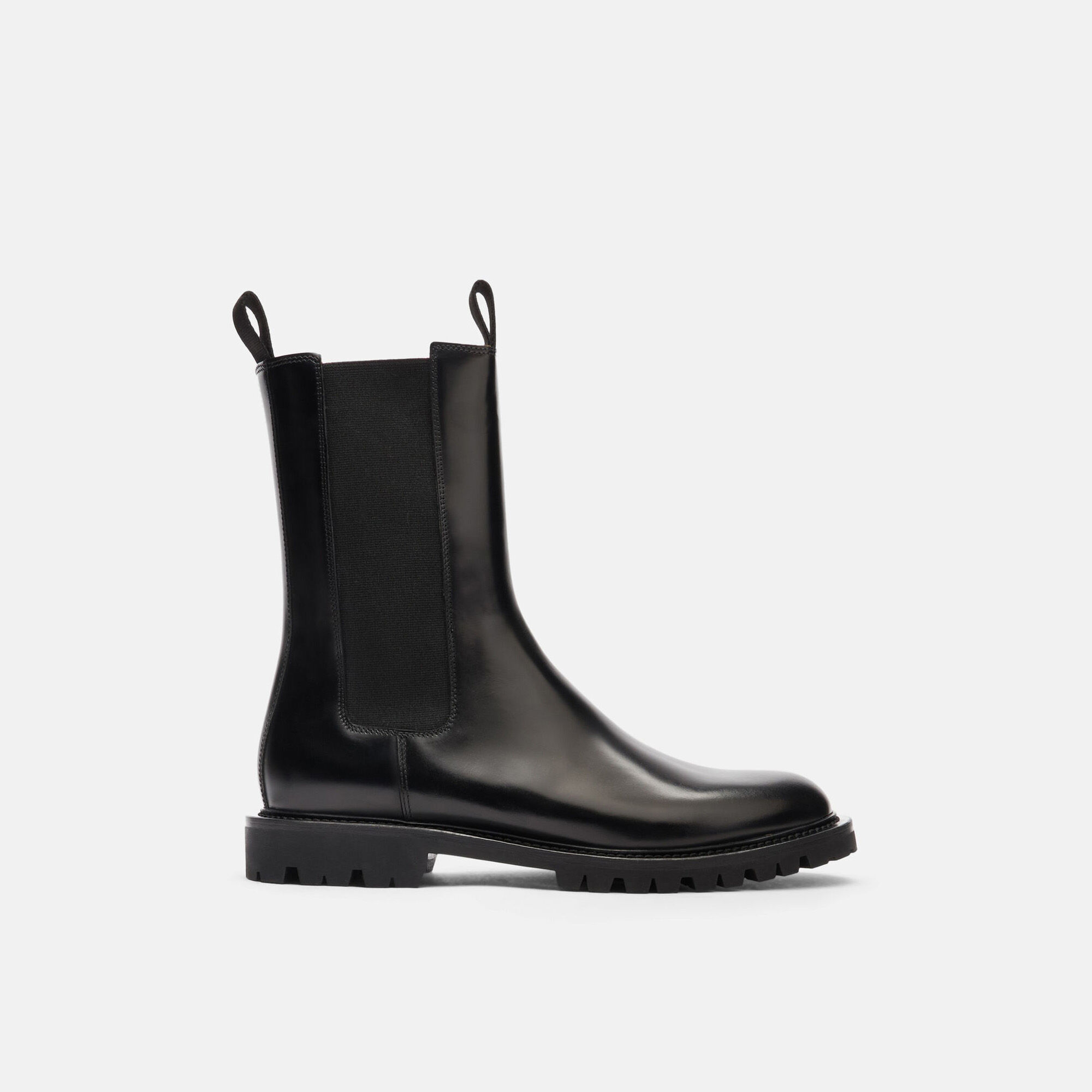 Scarosso Wooster Black Black - Brushed calf WOOSTERCHEL