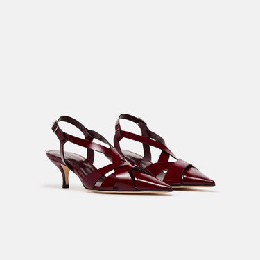 Scarosso Clio Burgundy Patent Burgundy - Patent CLIOPUMP Scarosso Clio Burgundy Patent Burgundy - Patent CLIOPUMP