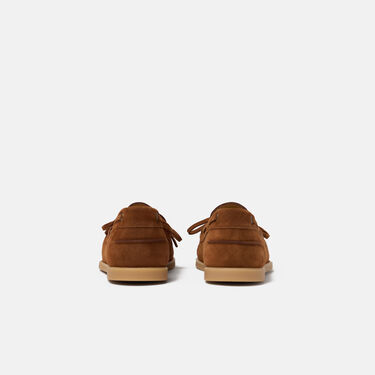 Morgan Tobacco Stitch Scarosso: Tobacco - Suede MORGANSBOAT
