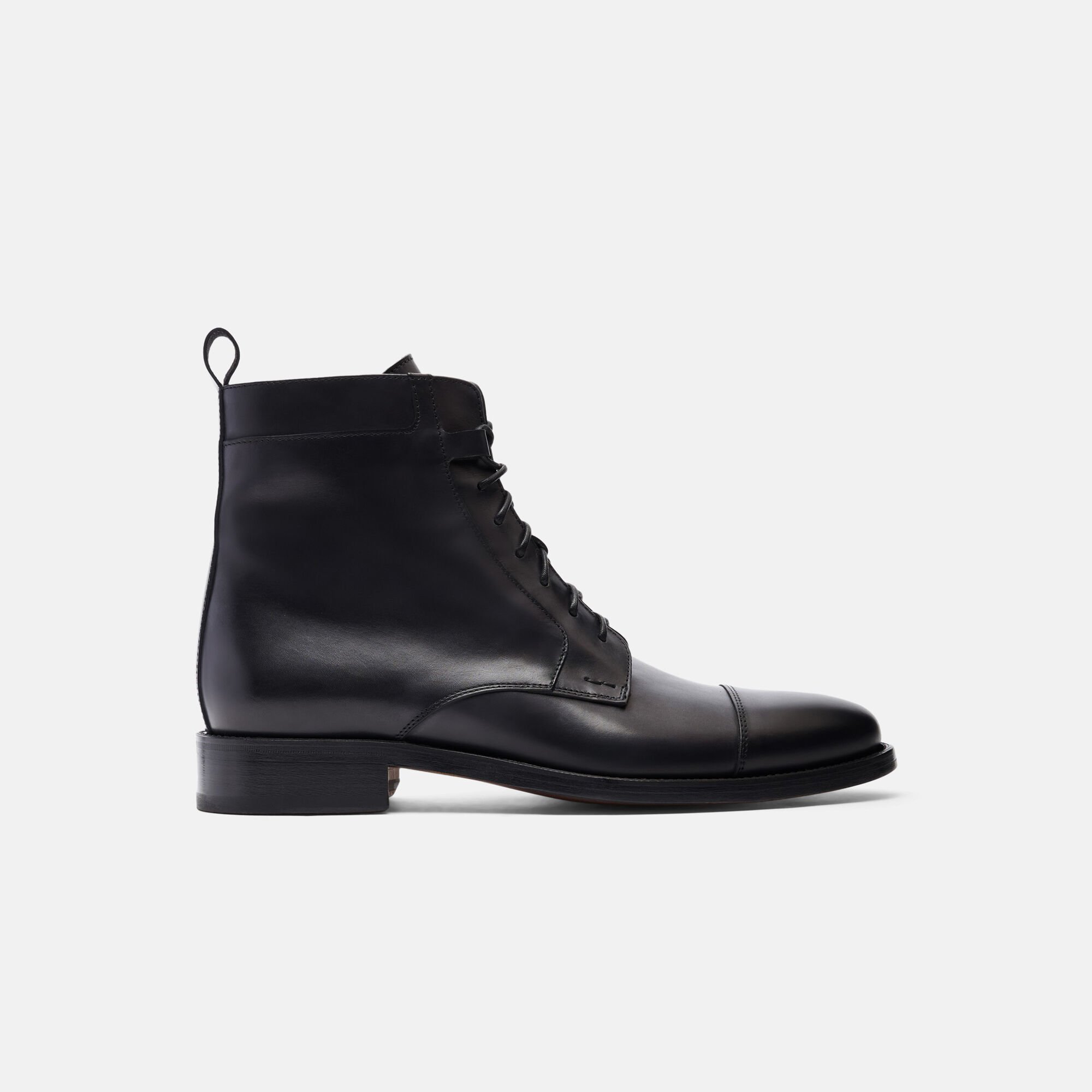 Scarosso Totò 黑色 黑色小牛皮 TOTOBOOT