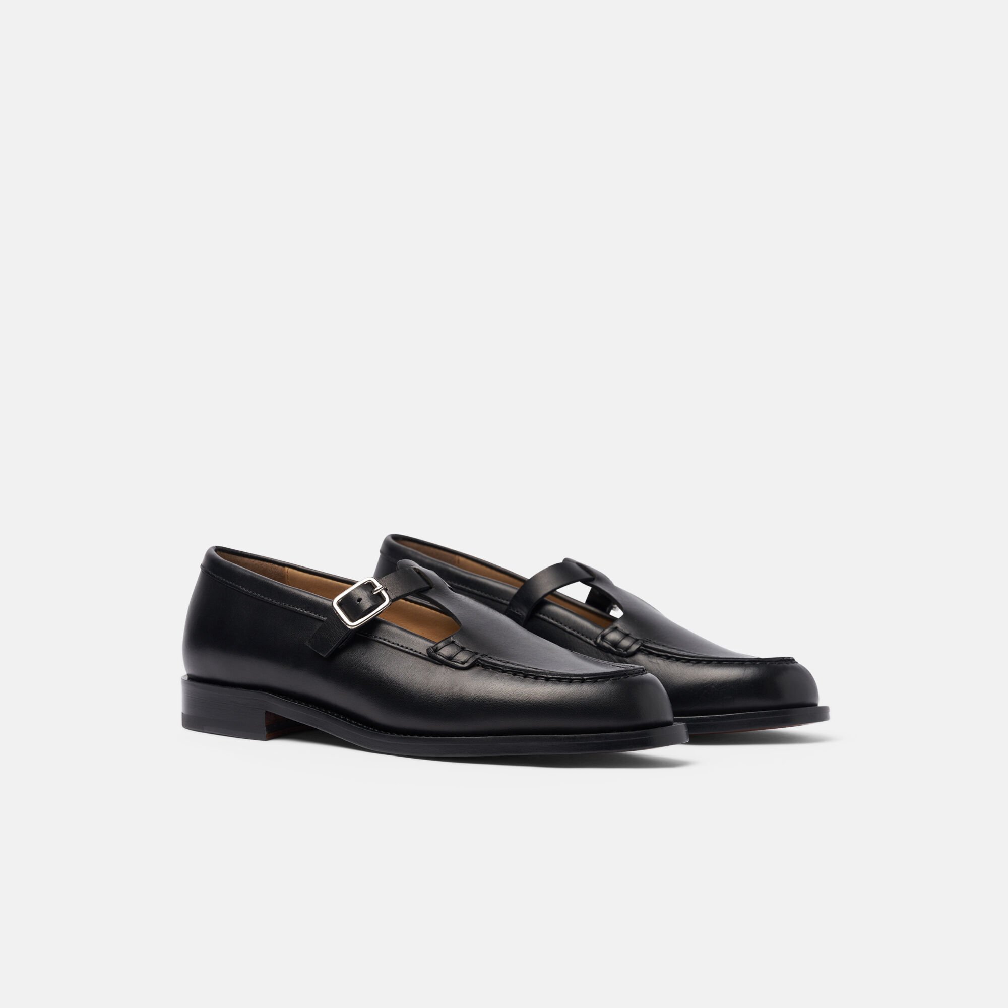 Scarosso Edna Black Black - Calf EDNALOAF
