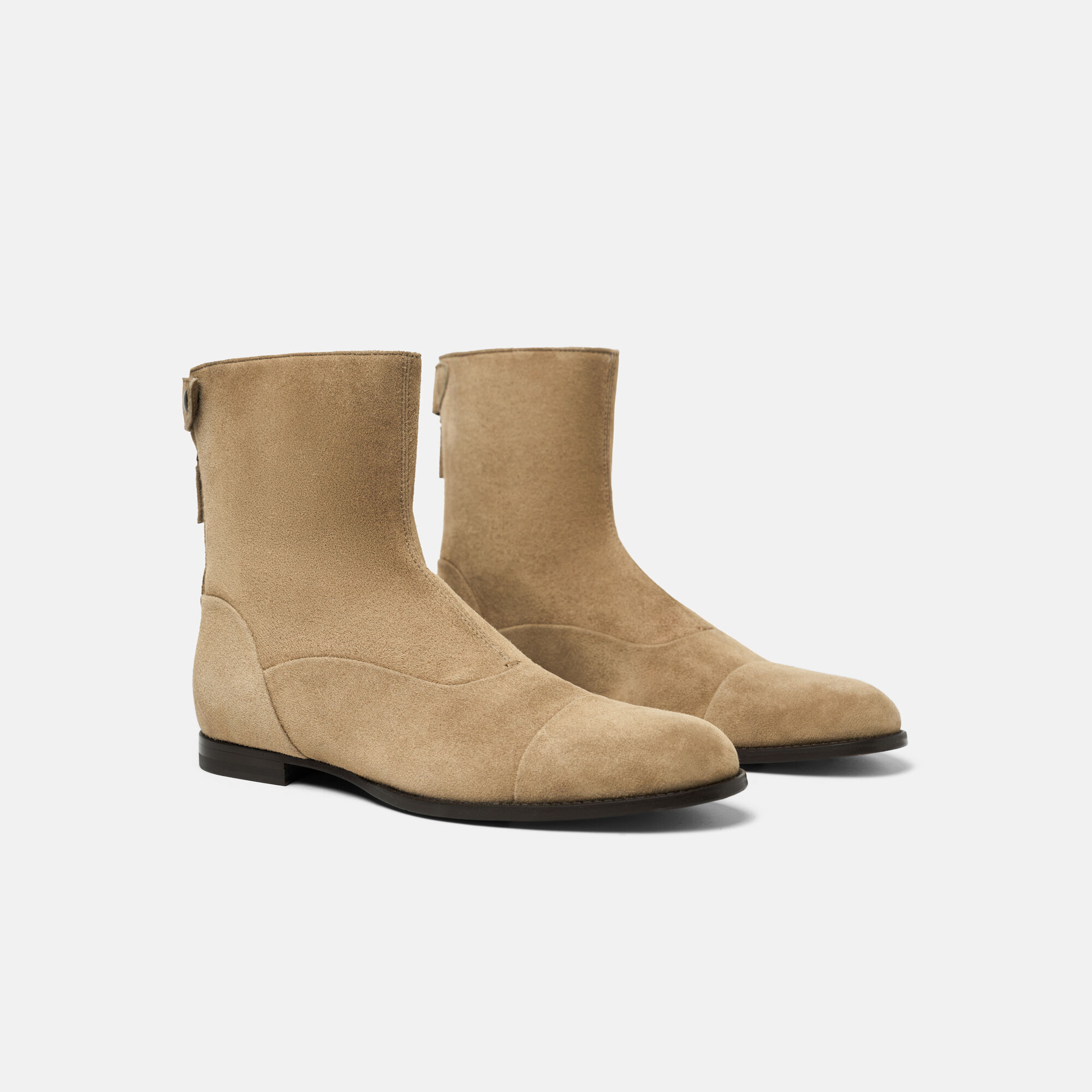 Basil Light Brown Suede Scarosso: Light Brown - Suede BASILBOOT