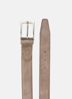 Classic Grey Belt Scarosso: Taupe Suede CLASSICBELT