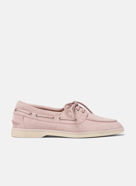 Scarosso Lia Pink Suede Dark Brown - Suede GINEVRALOAF