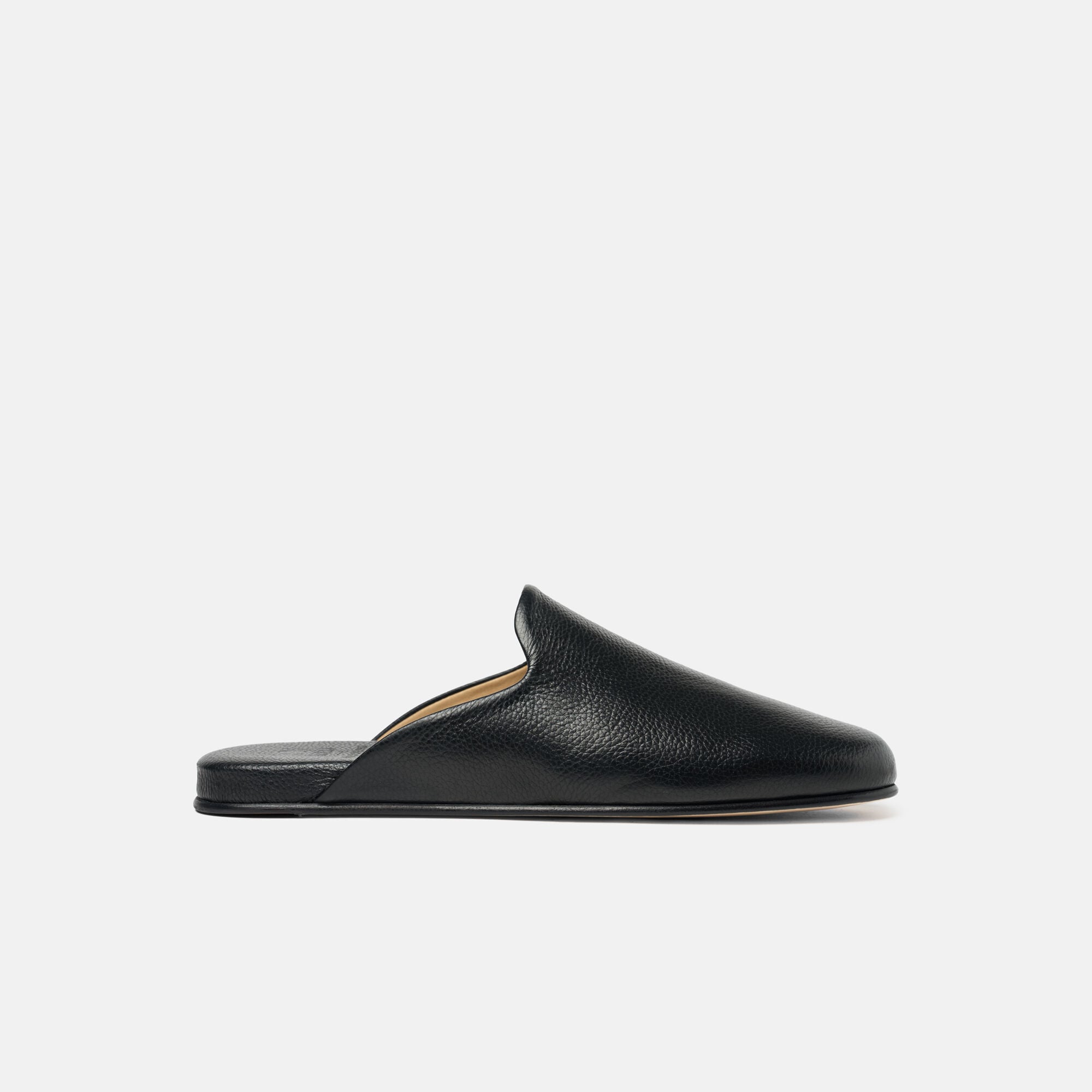 Atlas Travel Slipper Black Scarosso: Black - Calf ATLASSLIP