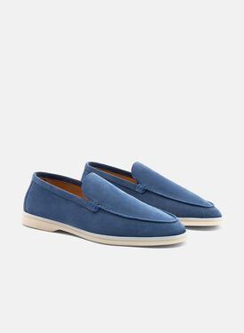 Ludovico Steel Suede Scarosso: Steel Blue - Suede LUDOVICOLOAF