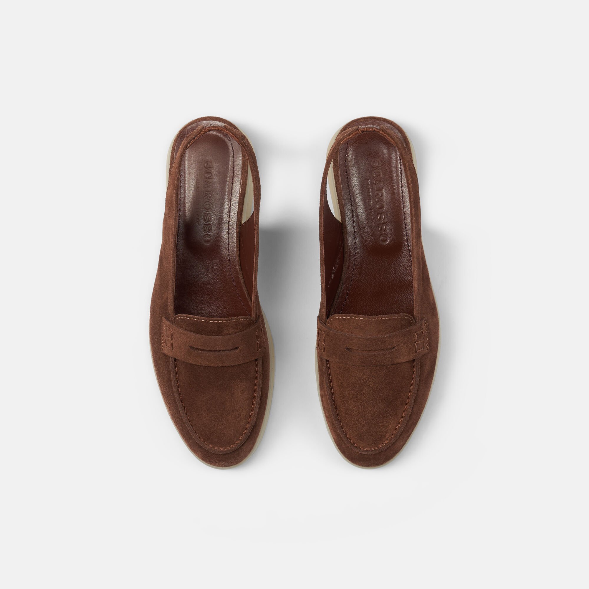Scarosso Leila Brown Suede Brown - Suede LEILALOAF
