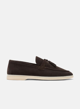 Scarosso Leandro Brown Suede Dark Brown - Suede LEANDROLOAF