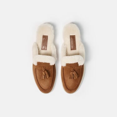 Scarosso Lucrezia Fur Cinnamon Cinnamon - Suede Fur LUCREZIAMULE Scarosso Lucrezia Fur Cinnamon Cinnamon - Suede Fur LUCREZIAMULE
