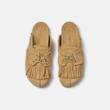 Flora Beige Suede Scarosso: Beige - Suede Flora Beige Suede Scarosso: Beige - Suede FLORAMULE