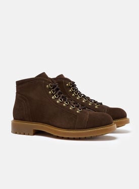 Gino Brown Suede Scarosso: Brown - Suede GINOBOOT