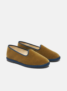William IV Olive Scarosso: Vert - Velours OLIVESLIP