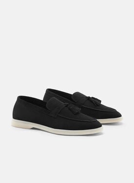 Leandra Black Suede Edit Scarosso: Black Edit - Suede LEANDRALOAF
