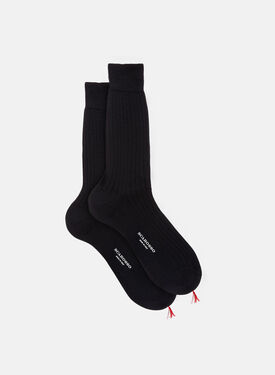 Scarosso Navy Cotton Calf Socks Navy - Cotton CALFCOTTSOCK