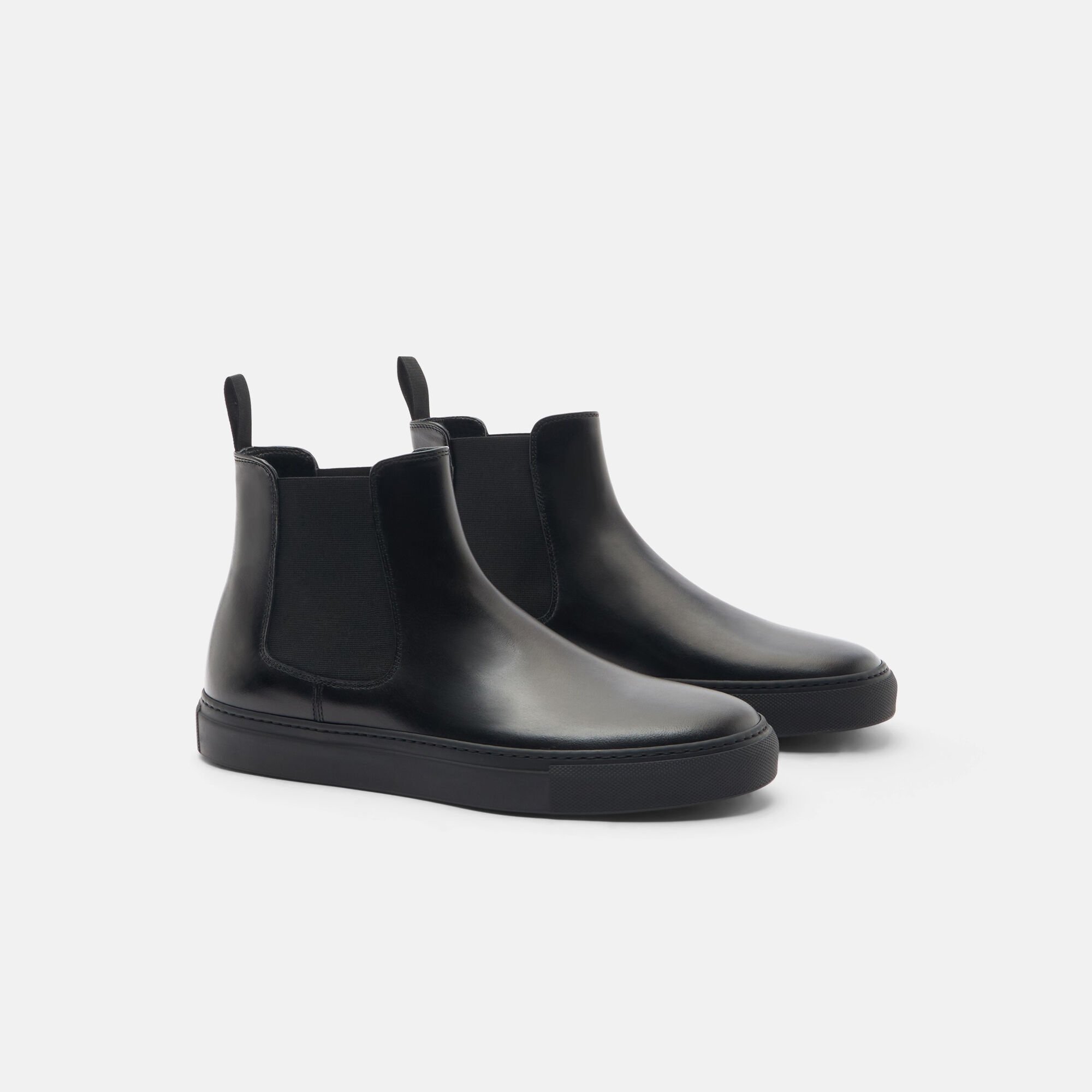 Scarosso Tommaso Intense Black Intense Black - Calf TOMMASOSNEA