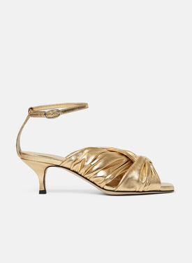Scarosso Knot Gold Silver - Laminated Calf BLAZINGPUMP