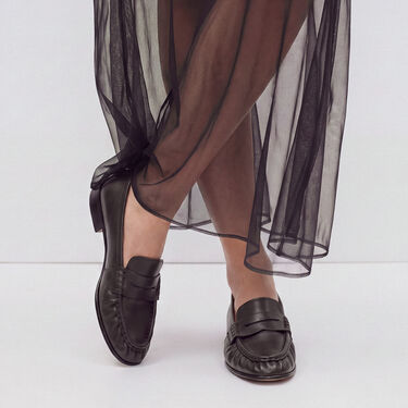 Mar Dark Brown Scarosso: Dark Brown - Calf MARLOAF