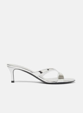 Pauli Silver Scarosso: Silver - Calf PAULISAND