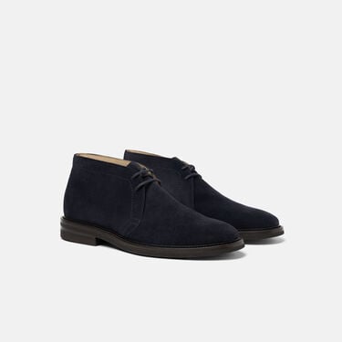 Roger Blue Suede Scarosso: Blue - Suede ROGERANKL