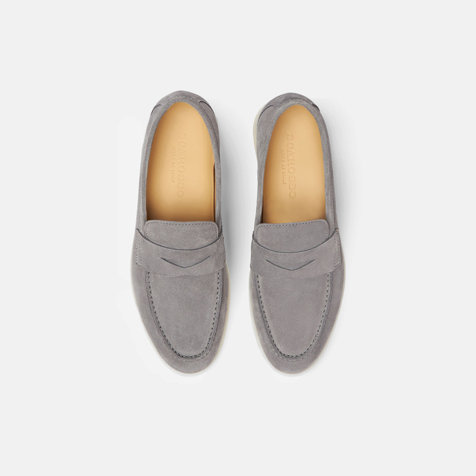 Scarosso Luciana Grau Veloursleder  Grau - Veloursleder LUCIANALOAF